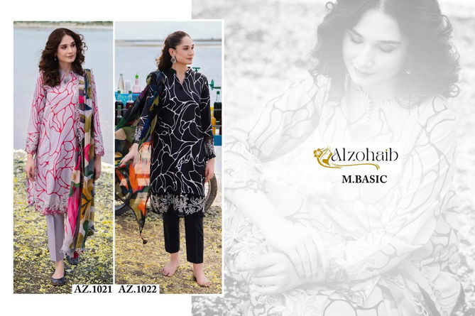 M Basic By Alzohaib Cotton Pakistani Suits Wholesale Price In Surat
